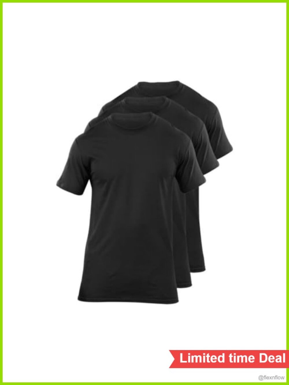 Mens Utili-T Short Sleeve T-Shirt Duty Undershirt 3-Pack Ring-Spun Cotton